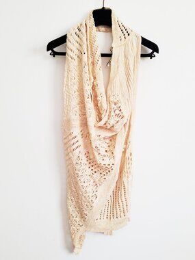 (nude) Brand Knit Backless Halter Top NWOT Size IT 40
